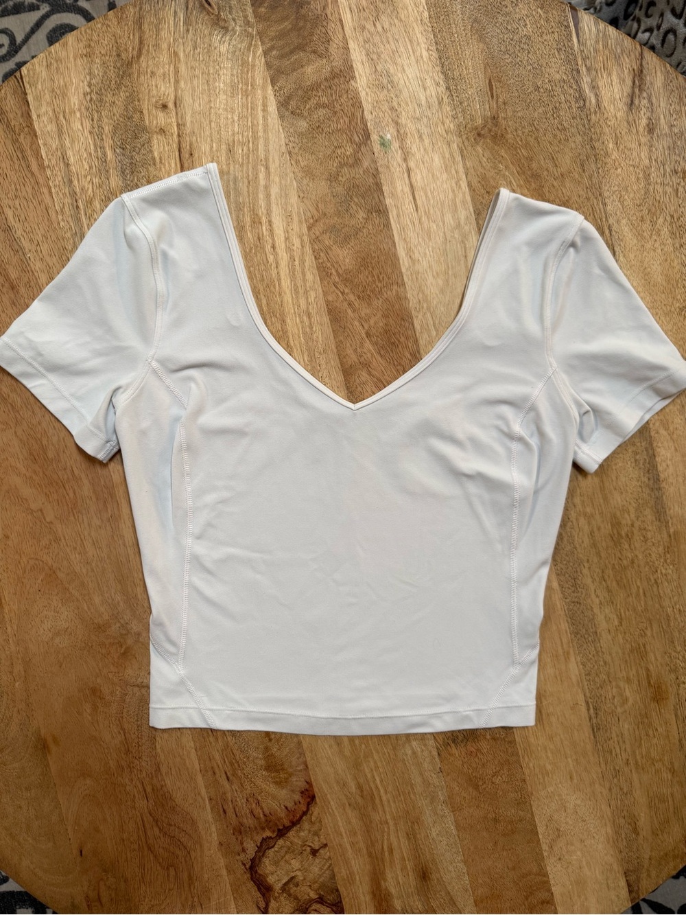 lululemon athletica Align Tee Cropped in White